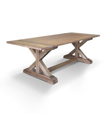 Montecelio Trestle Table with Breadboard Extensions