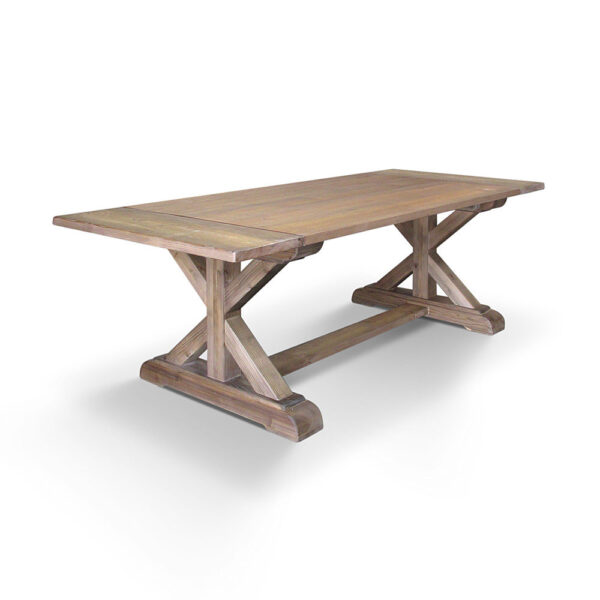 Montecelio Trestle Table with Breadboard Extensions