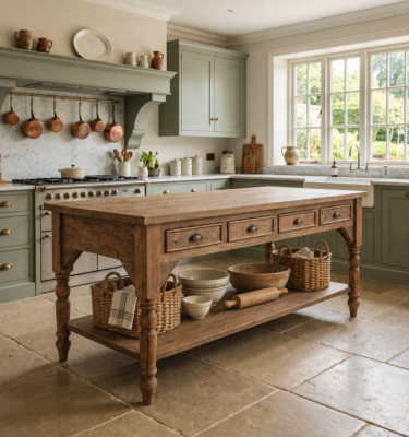 Jamestown Farmhouse Kitchen Island