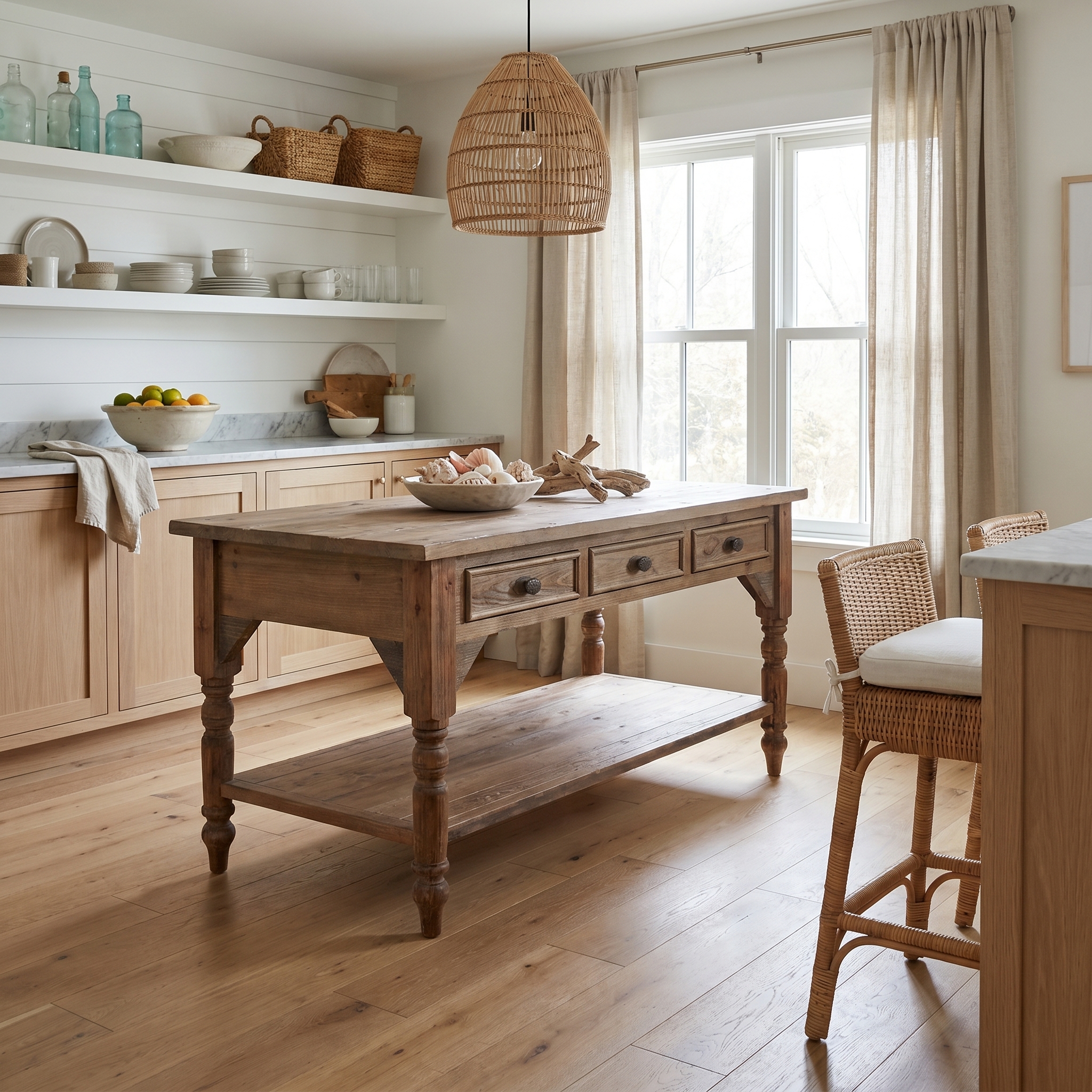 Jamestown Farmhouse Kitchen Island - Image 6