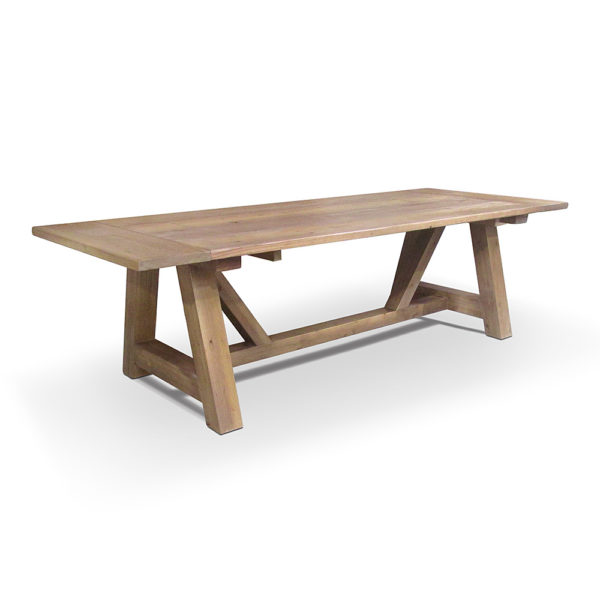 Santa Rosa Trestle Table with Breadboard Extensions