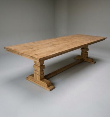 Dos Logos Pedestal Table