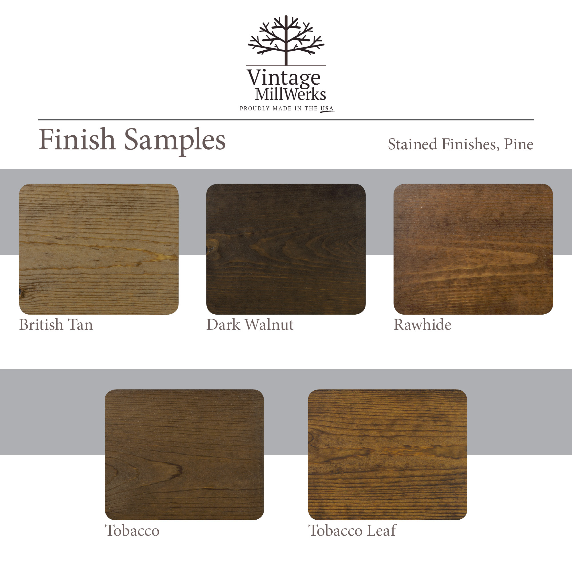 Wood Finish Samples | Eco-Friendly Finish Samples