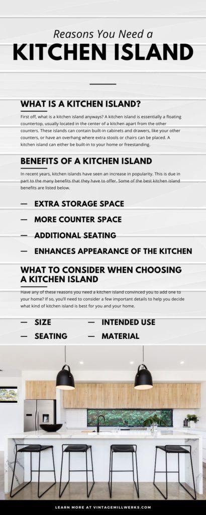 Kitchen Island Infographic