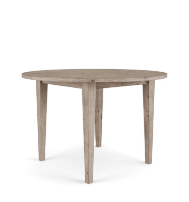 Tapered Leg Round Dining Table