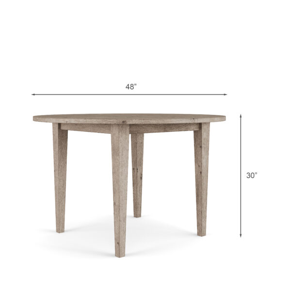 Tapered Leg Round Dining Table - Image 4