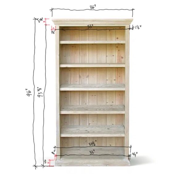 A Private listing, Albert Qty:2 custom Palisades Open Bookcases