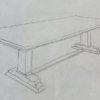 A Private listing, Aspen, custom 144″ Oak Table no tax