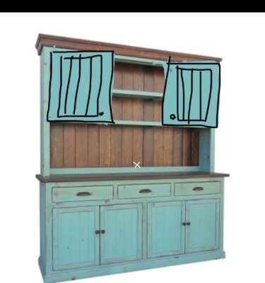 A Private listing, Kamryn Napa Sideboard & Custom Napa Hutch