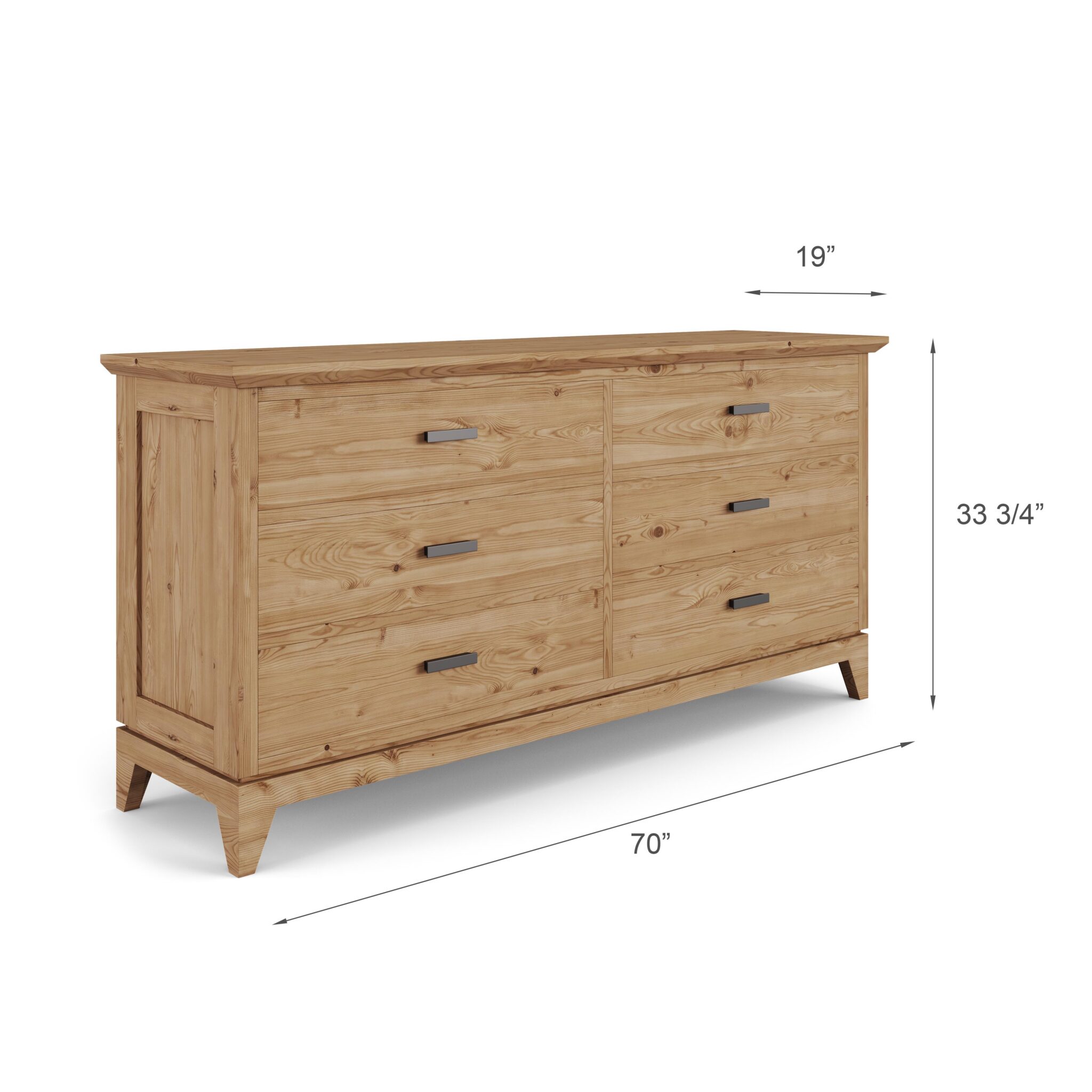 Lido 6 Drawer Double Dresser - Image 4