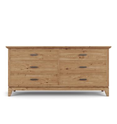 Lido 6 Drawer Double Dresser
