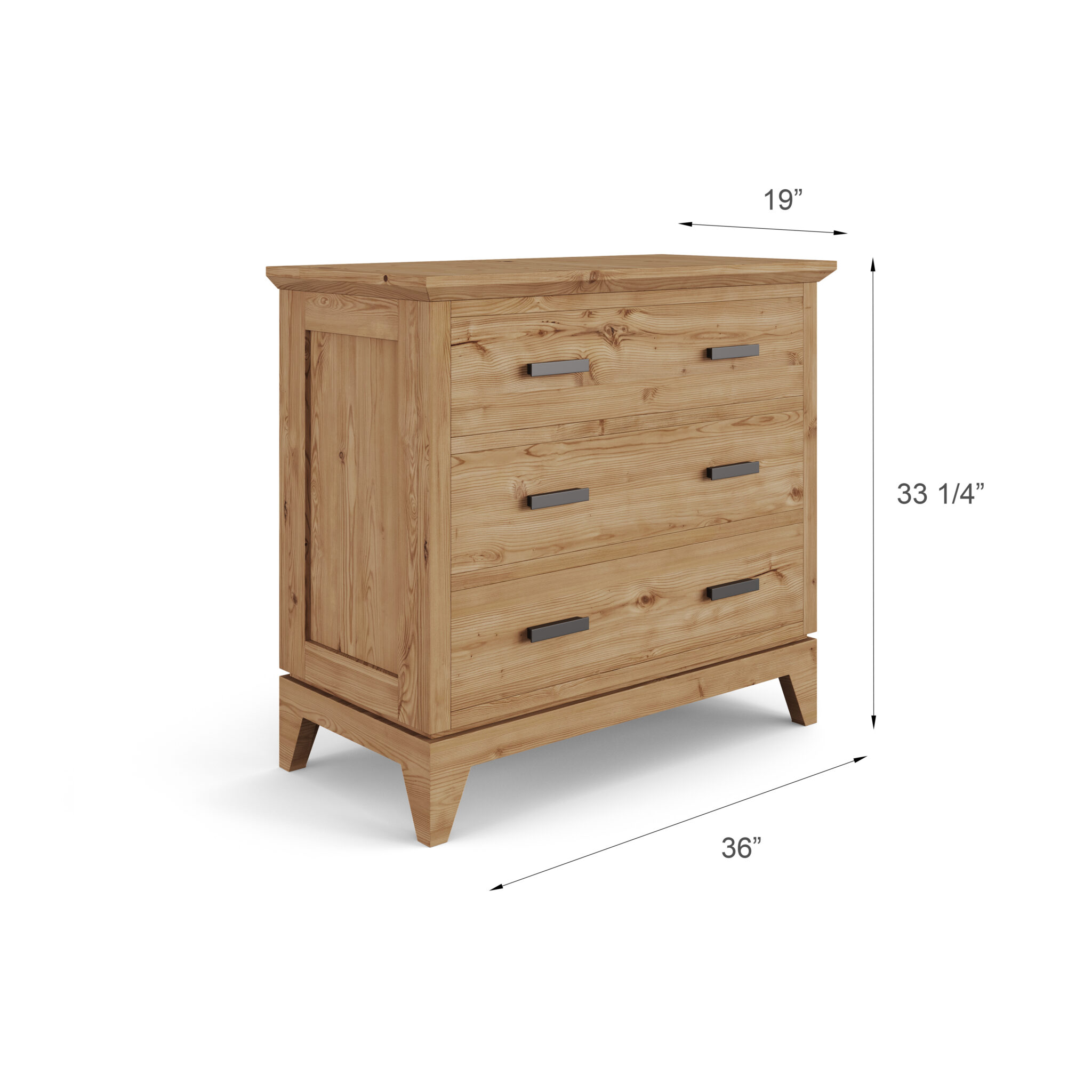Lido 3 Drawer Chest - Image 3