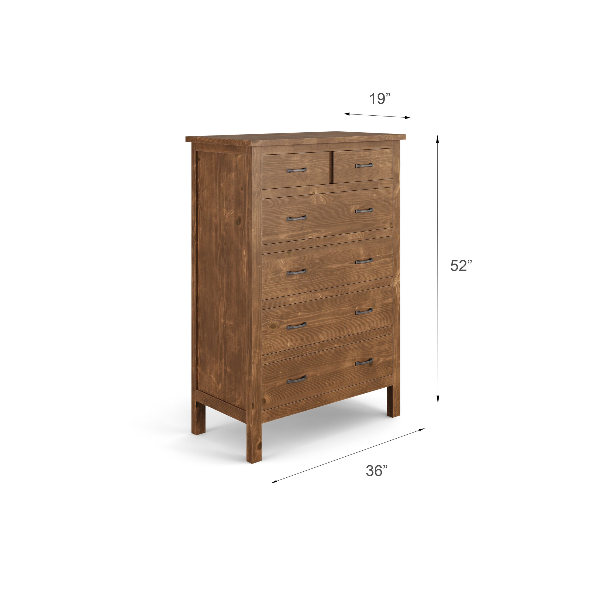 Cardiff 6 Drawer High Chest - Image 6