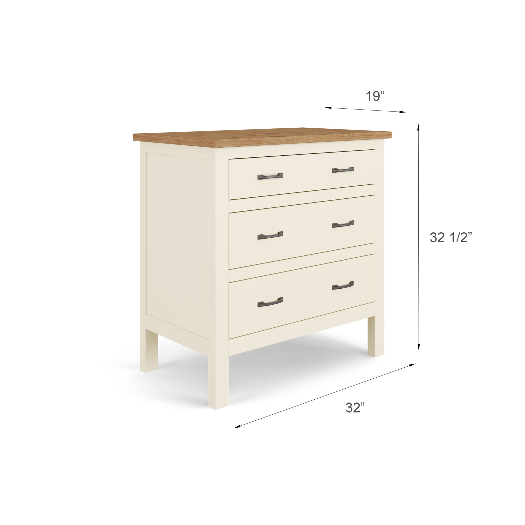 Cardiff 3 Drawer Chest - Image 5
