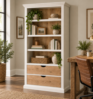 Palisades Bookcase with 2 drawers