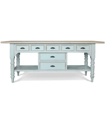 Vintage Wood Kitchen Island